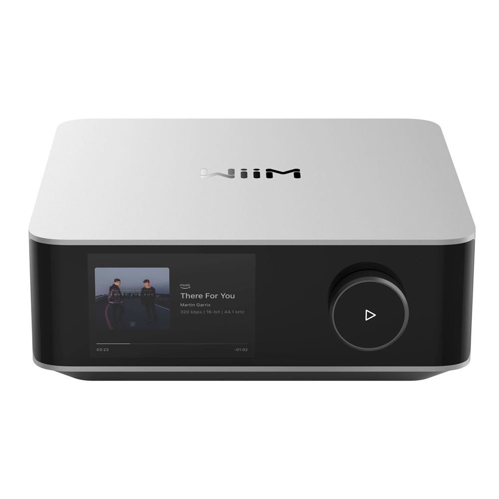 Amplificateur-hi-fi-Wiim-Amp-Ultra-Argent Amplificateur hi-fi Wiim Amp Ultra Argent & Gris – Image 1