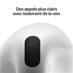 Apple Airpods 4 Blanc avec Boîtier de charge USB‑C Ecouteurs sans fil avec réduction active du bruit – Image 5
